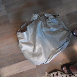 SILVER Metallic JUICY COUTURE LARGE HANDBAG